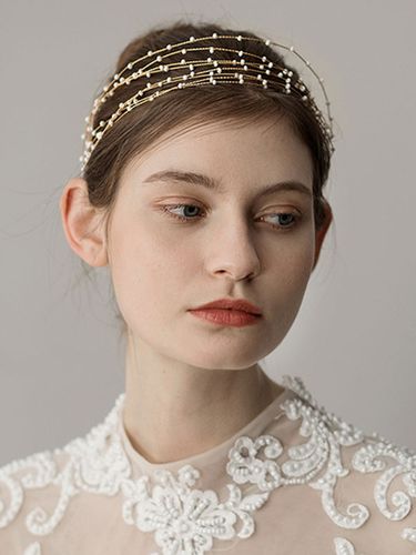 Accessori per capelli da sposa con fascia a fascia rossa - milanoo.com - Modalova