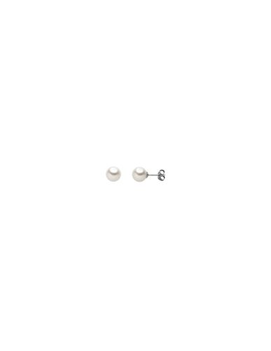 Orecchini GIOIELLI di perle e oro bianco ORP150B - Comete - Modalova