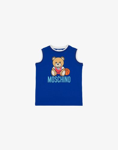 T-shirt Senza Maniche Basketball Teddy Bear - Moschino - Modalova