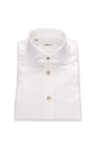 Kiton Camicie Classiche Uomo Bianco - Kiton - Modalova