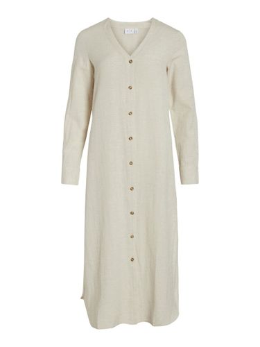 Midi Vestito Camicia - Vila - Modalova