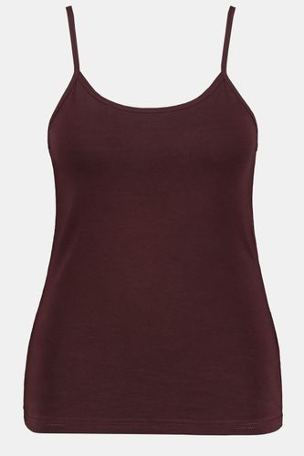 Canottiere con spalline sottili in confezione doppia, righe/tinta unita, Donna, , Taglia: 48/50, Cotone - Ulla Popken - Modalova