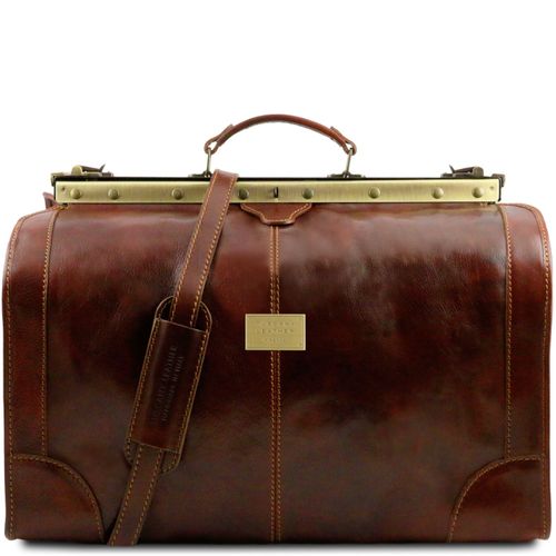 Borsa da viaggio in pelle Misura grande - Tuscany Leather - Modalova