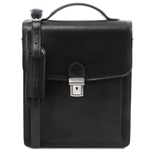Borsello in pelle a tracolla Misura grande - Tuscany Leather - Modalova