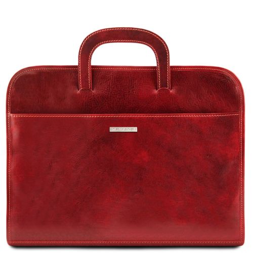 Cartella portadocumenti in pelle - Tuscany Leather - Modalova