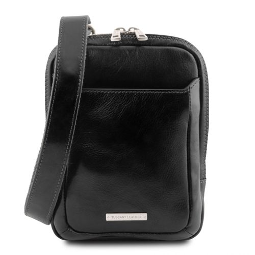 Borsello da uomo in pelle Nero - Tuscany Leather - Modalova