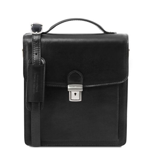 Borsello in pelle a tracolla Misura piccola - Tuscany Leather - Modalova