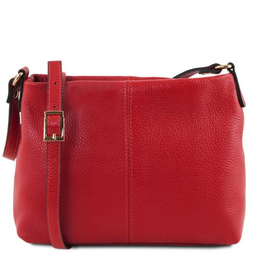 Borsa a tracolla in pelle morbida - Tuscany Leather - Modalova