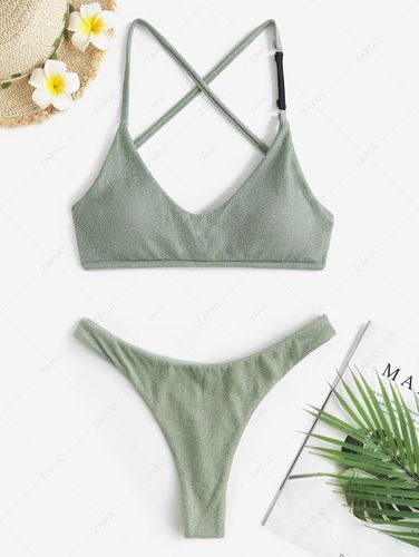 Costume da Bagno Bikini Perizoma con Lacci - ZAFUL - Modalova