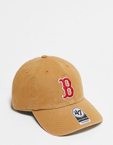 Clean Up MLB Boston Red Sox - Cappellino con visiera beige-Neutro - 47 Brand - Modalova