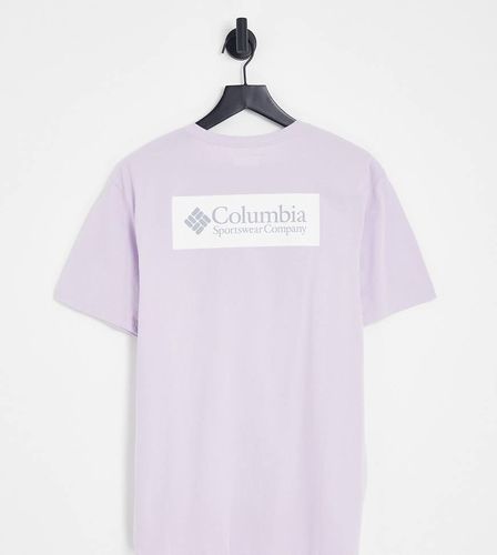 North Cascades - T-shirt lilla con stampa sul retro - In esclusiva su ASOS-Rosa - Columbia - Modalova