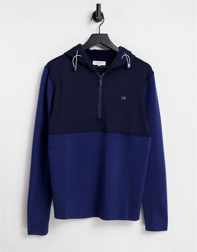 Calvin Klein - Golf Yosemite - Felpa con cappuccio in maglia con zip a 1/4 - Calvin Klein Golf - Modalova