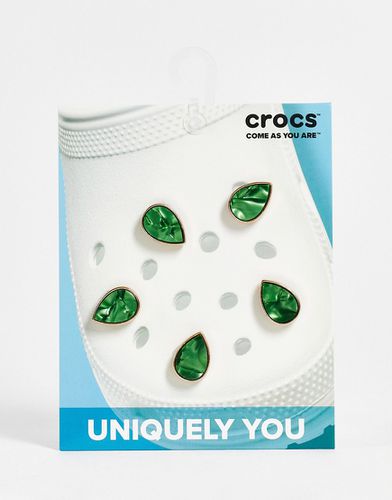 Confezione da 5 jibbitz con gemme verdi-Multicolore - Crocs - Modalova
