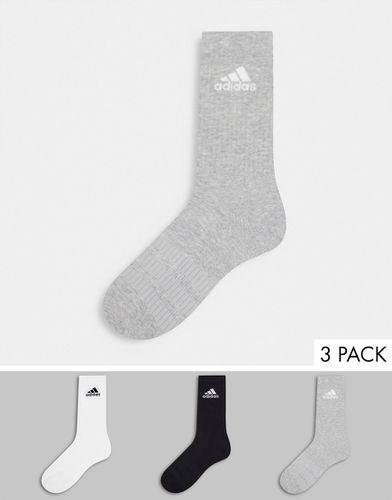 Adidas Running - Confezione da tre paia di calzini imbottiti multicolore-Nero - adidas performance - Modalova