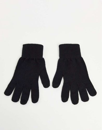 Guanti touchscreen neri-Black - ASOS DESIGN - Modalova
