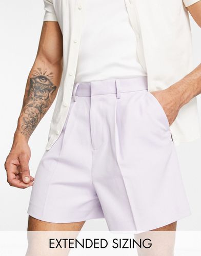 Pantaloncini bermuda lilla eleganti taglio corto - ASOS DESIGN - Modalova