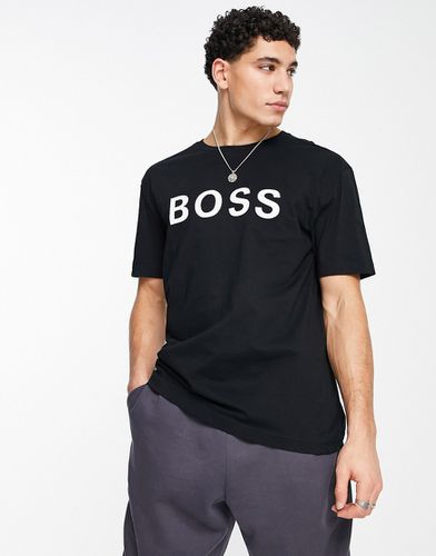 BOSS - Green Tee 6 - T-shirt nera-Nero - BOSS Athleisure - Modalova