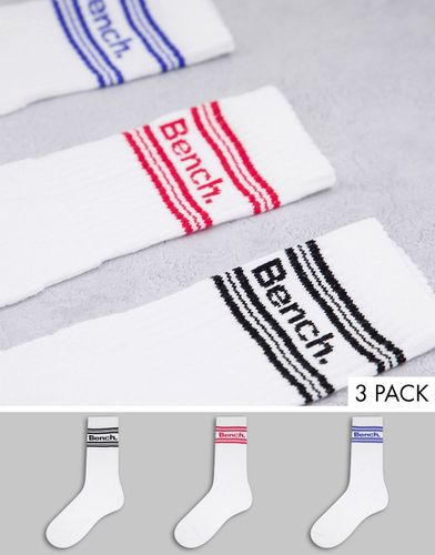 Orelson - Confezione da 3 paia di calzini sportivi bianchi - Bench - Modalova