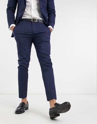Pantaloni da abito skinny a quadri - Burton Menswear - Modalova