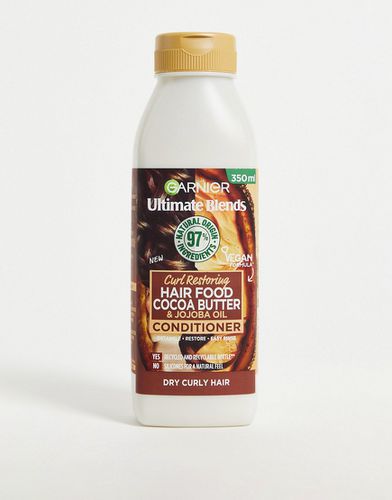 Ultimate Blends - Balsamo con burro di cacao per capelli secchi e ricci da 350ml-Nessun colore - Garnier - Modalova