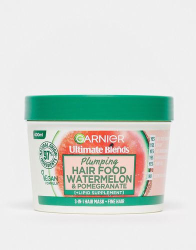 Ultimate Blends Plumping Hair Food - Maschera 3-in-1 all'anguria per capelli sottili da 390 ml - Garnier - Modalova