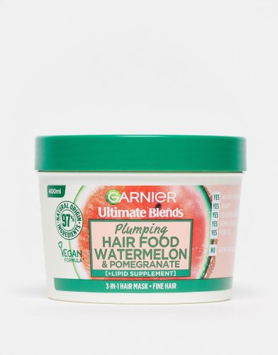 Ultimate Blends Plumping Hair Food - Maschera 3-in-1 all'anguria per capelli sottili da 390 ml-Nessun colore - Garnier - Modalova