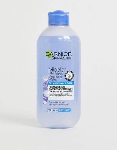 Acqua micellare detergente oleosa per pelli delicate e occhi 400 ml - Prezzo orginale £6.99 - Garnier - Modalova