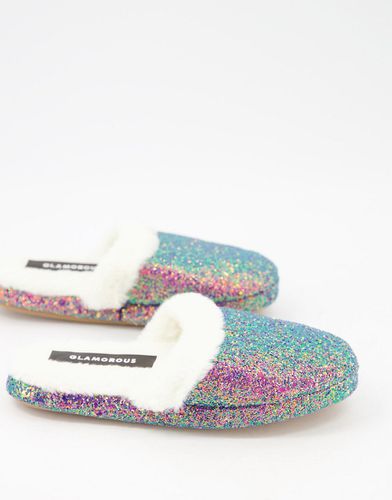 Pantofole con glitter iridescenti - Glamorous - Modalova