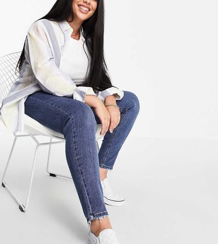 Ellie - Jeans skinny a vita alta, colore blu medio - Don't Think Twice Plus - Modalova