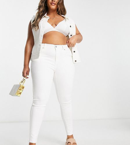 Lexy - Jeans super skinny a vita medio alta bianchi-Bianco - Dr Denim Plus - Modalova