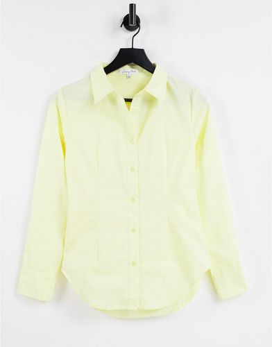 Camicia avvolgente e allacciata in vita sul retro in popeline color latticello - Emory Park - Modalova