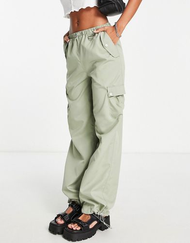 Pantaloni cargo ampi color kaki con fermacorda - Emory Park - Modalova