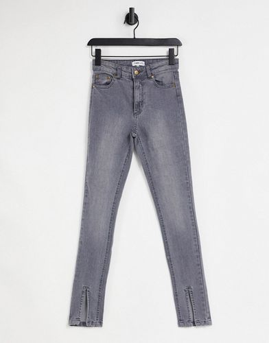 Jeans con spacco frontale slavato - Femme Luxe - Modalova