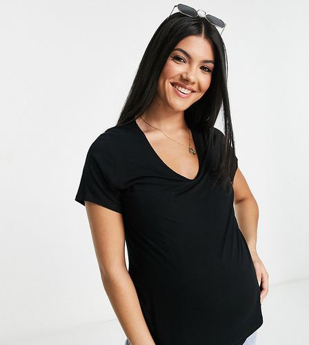 T-Shirt elasticizzata aderente, colore - Flounce London Maternity - Modalova