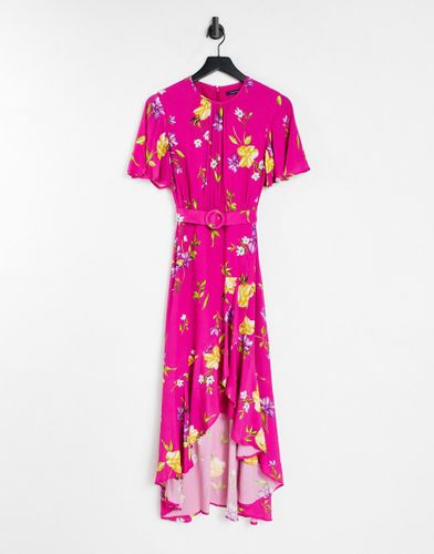 Vestito da giorno rosa a fiori - French Connection - Modalova