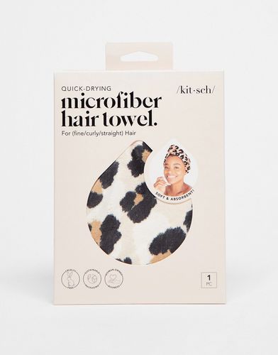 Asciugamano in microfibra per capelli - Leopardato-Nessun colore - Kitsch - Modalova