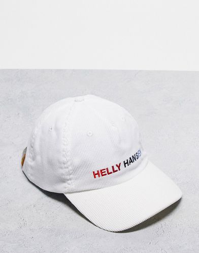 Cappellino in velluto a coste bianco con grafica - Helly Hansen - Modalova