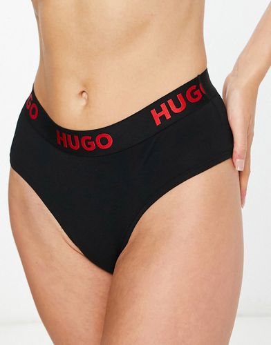 HUGO - Slip in cotone nero con logo - HUGO Bodywear - Modalova