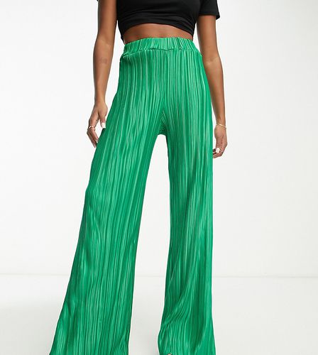 Pantaloni plissé verdi-Verde - I Saw It First Petite - Modalova