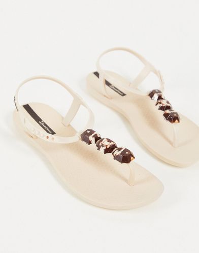 Sandali con ciondoli color avorio-Bianco - Ipanema - Modalova