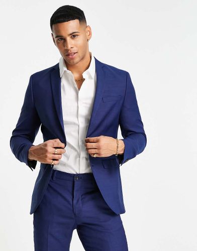 Premium - Giacca slim da abito blu acceso - Jack & Jones - Modalova
