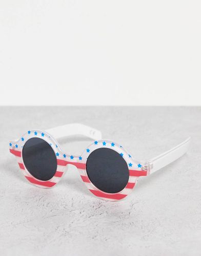Americana - Occhiali da sole rotondi-Multicolore - Jeepers Peepers - Modalova