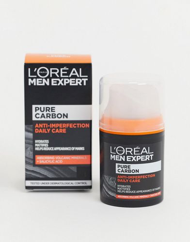 Pure - Crema da viso per uso quotidiano esfoliante contro i punti neri da 50 ml-Nessun colore - L'Oreal Men Expert - Modalova