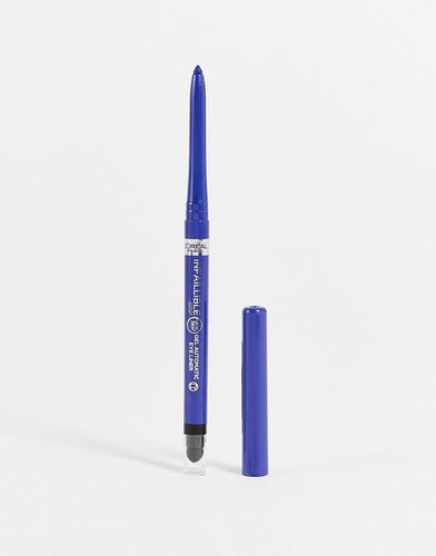 Paris - Infallible Grip - Eyeliner in gel con durata di 36 ore, colore blu elettrico - L'Oreal - Modalova