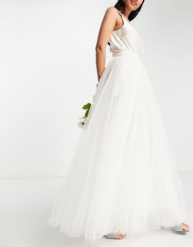 Bridal - Gonna lunga a ruota da sposa color avorio in coordinato-Bianco - Lace & Beads - Modalova