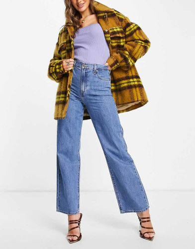 Jeans dritti a vita alta lavaggio medio-Blu - Levi's - Modalova