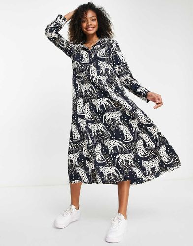 Monki - Vestito camicia multicolore - Monki - Modalova