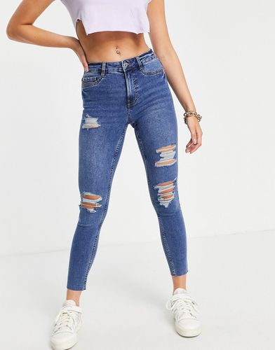Jeans strappati a vita alta, colore - New Look - Modalova