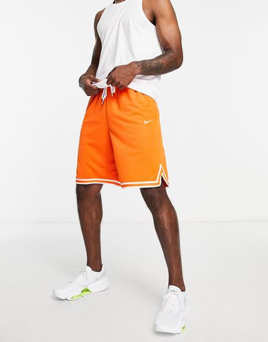 Icon - Pantaloncini arancioni da 10" con bordi stampati-Arancione - Nike Basketball - Modalova