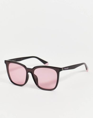 Occhiali da sole classici rétro rosa-Nero - Polaroid - Modalova